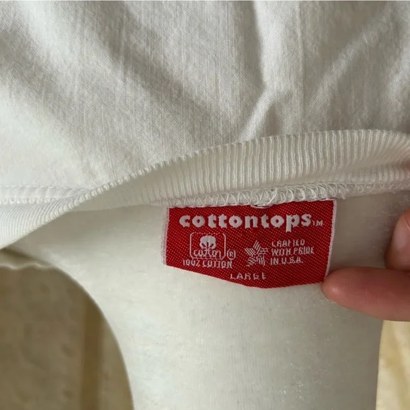 Vintage Cottontops Long Sleeve Cat Embroidered Long Sleeve Top - Picture 9 of 9